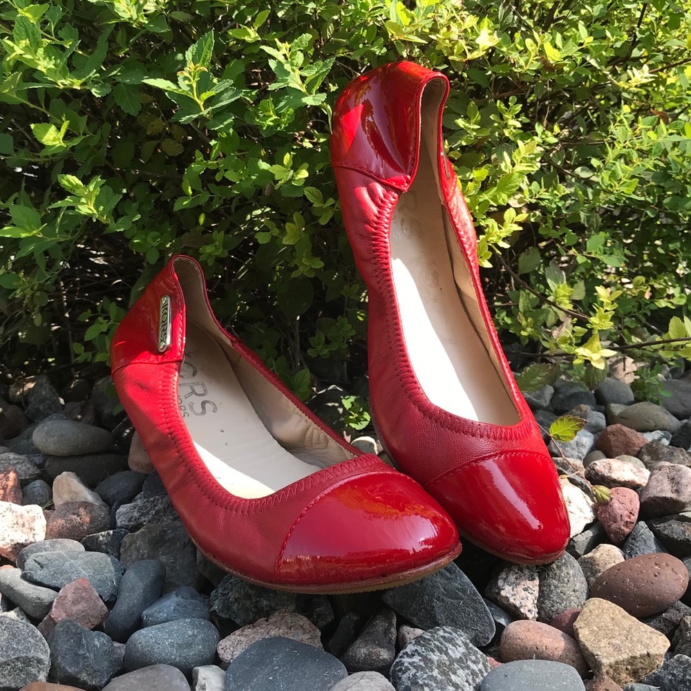 Michael Kors Erin Crimson ballet flat shoes